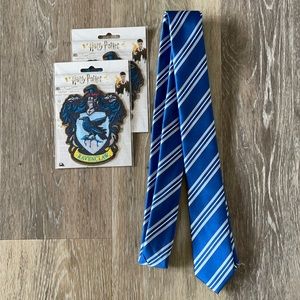 Harry Potter Ravenclaw Tie and Two Patches